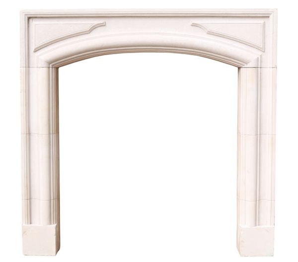 A Reclaimed Georgian Style Limestone Fire Surround