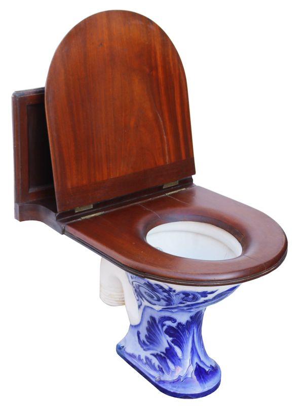 Antique Doulton and Co Glazed Toilet