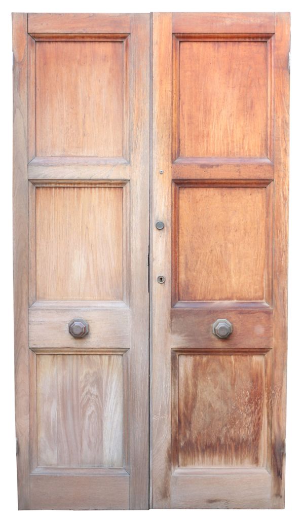 A Set of Reclaimed Teak Front Doors