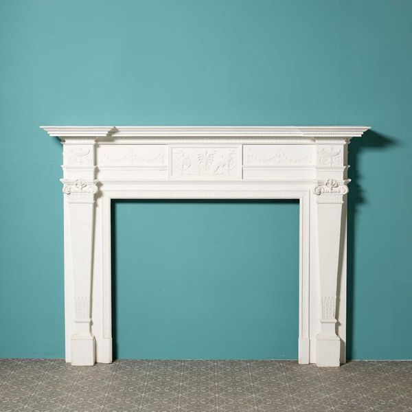 Georgian Neoclassical Style Fireplace